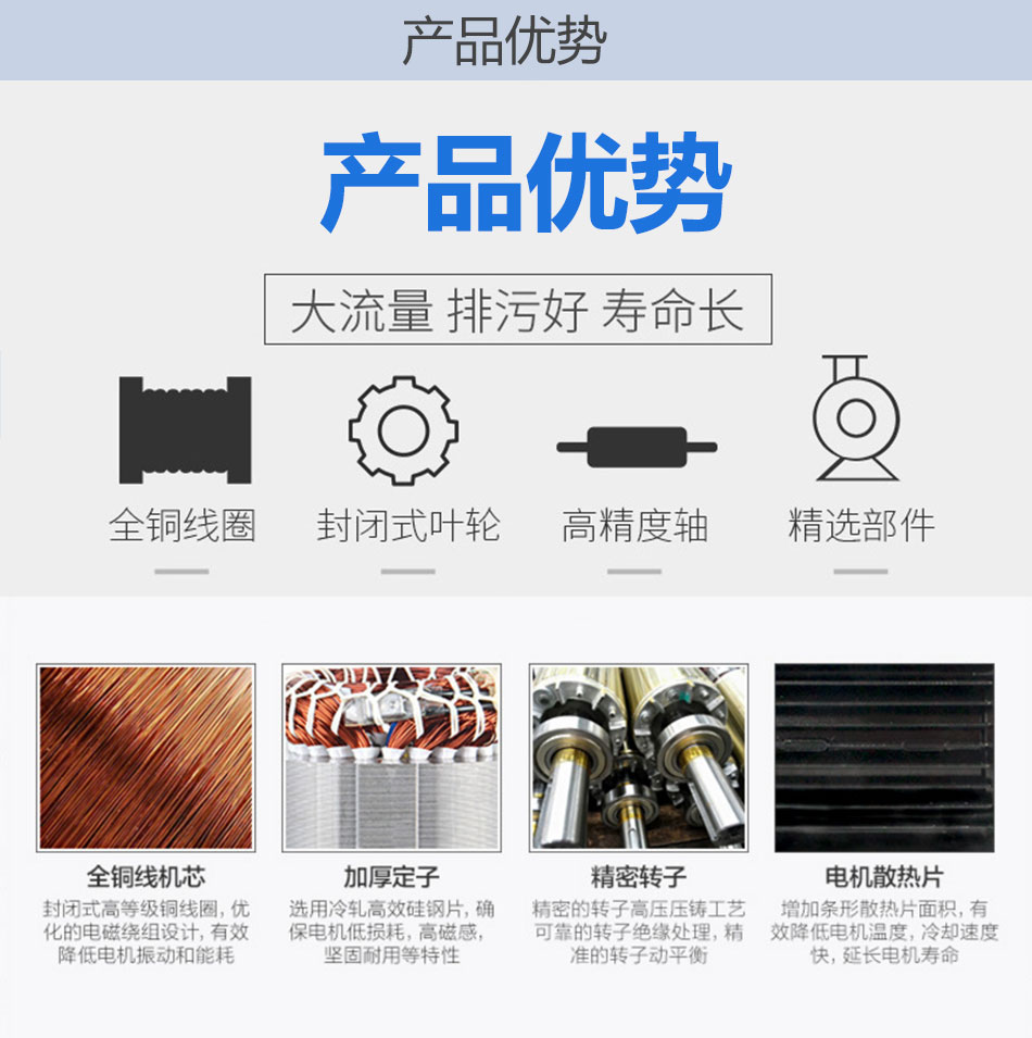 鑄鐵自吸泵產(chǎn)品優(yōu)勢